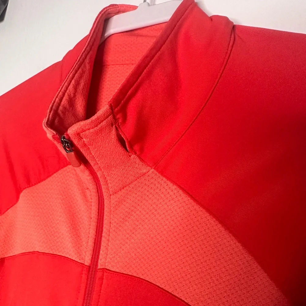 adidas Red Women's Full-Zip Athletic Jacket